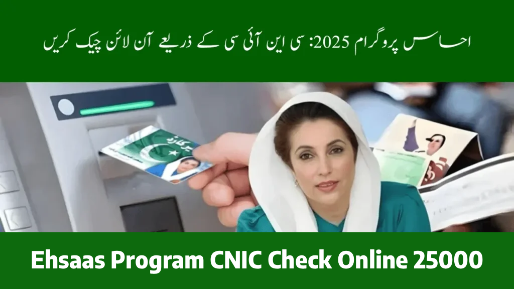 Ehsaas Program CNIC Check Online 25000